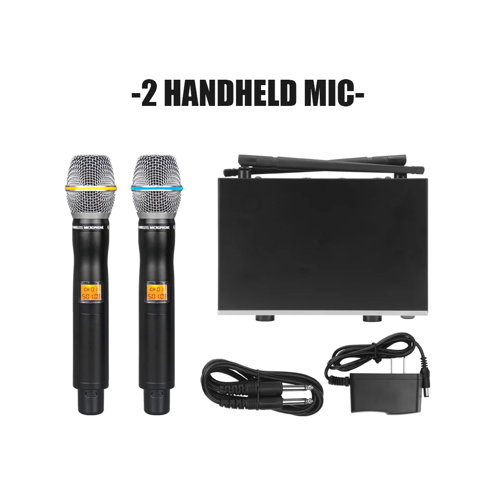 Professionelles UHF handheld drahtloses Mikrofon für Karaoke 